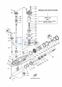 F200GET drawing PROPELLER-HOUSING-AND-TRANSMISSION-1