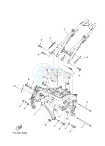 MT09A MT-09 ABS 900 (2DRN) drawing FRAME