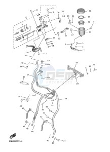 YZF600 R6 (BN6C) drawing FRONT MASTER CYLINDER