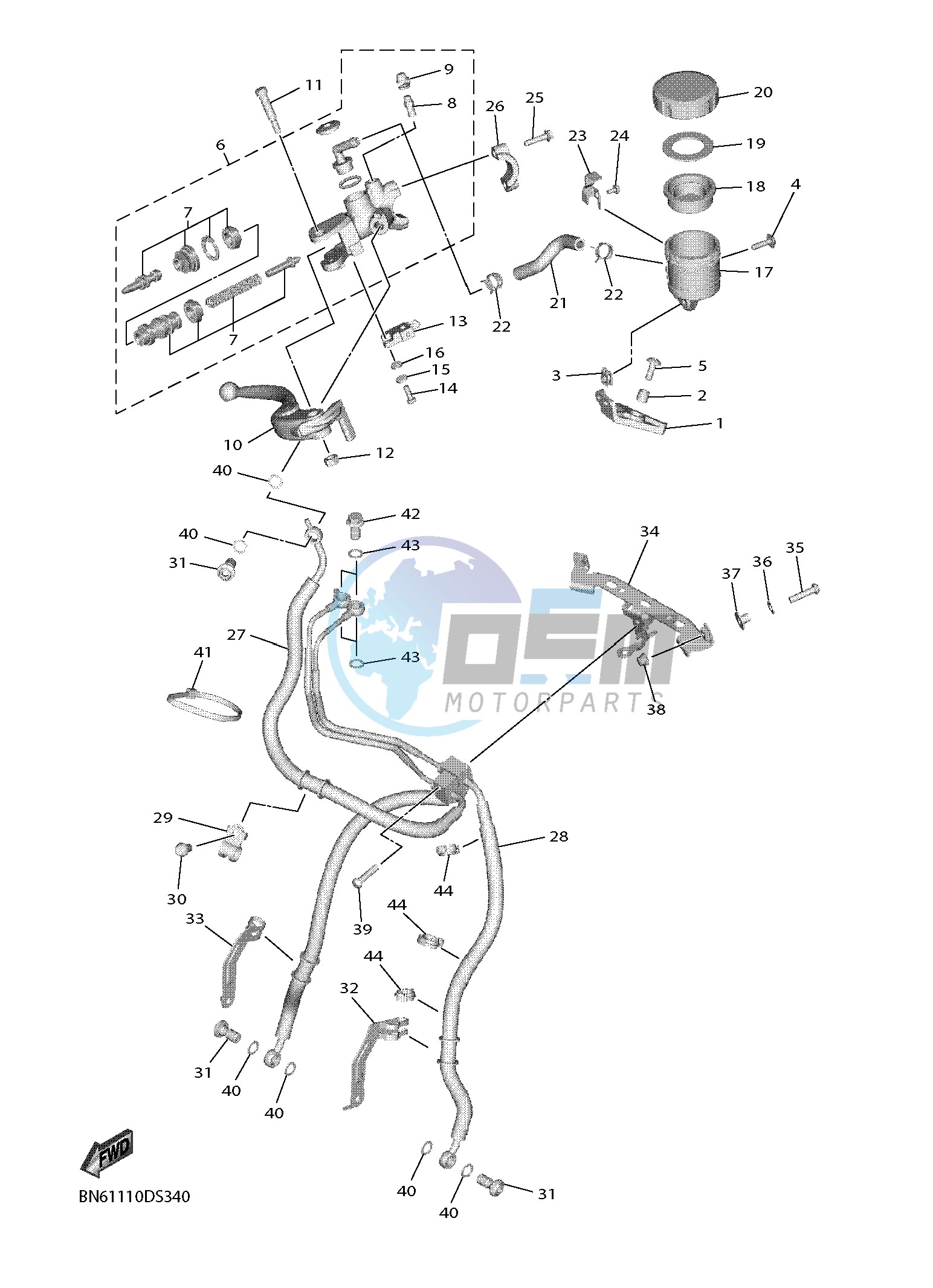 FRONT MASTER CYLINDER