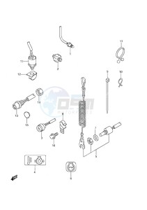 DF 25 V-Twin drawing Sensor/Switch