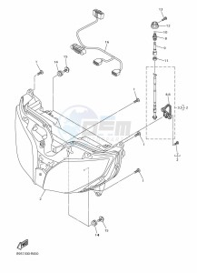 FJR1300D-AS FJR1300AS (B959) drawing HEADLIGHT