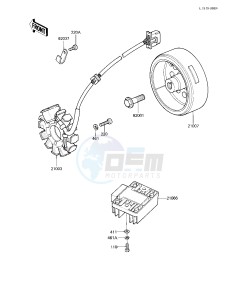 EX 305 B [GPZ 305] (B1) [GPZ 305] drawing GENERATOR_REGULATOR