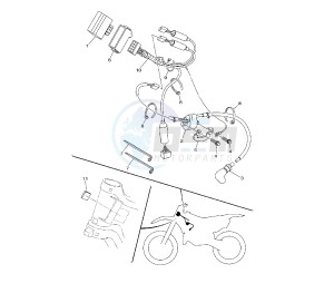 YZ LC 125 drawing ELECTRICAL DEVICES