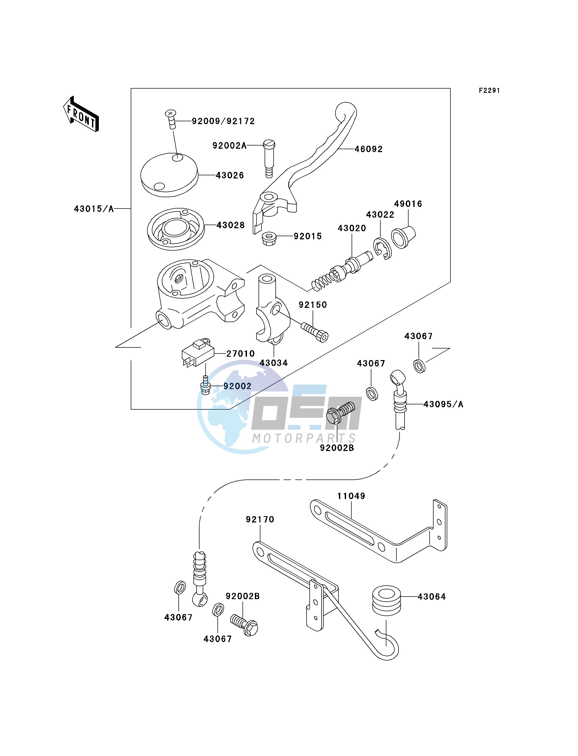 FRONT MASTER CYLINDER