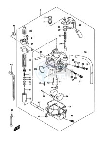 LT-Z90 drawing CARBURETOR