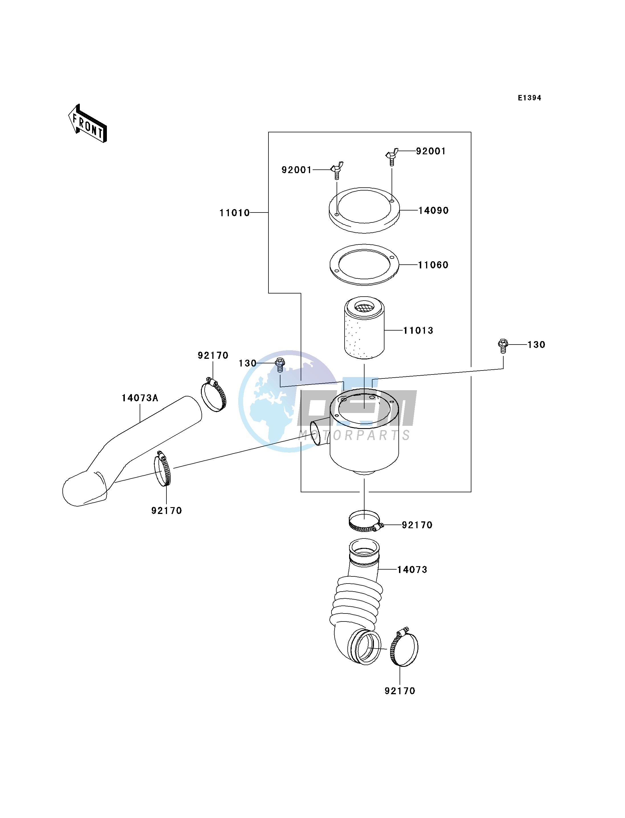 AIR CLEANER-BELT CONVERTER