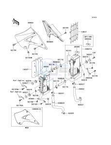 KX 250 M (M1) drawing RADIATOR