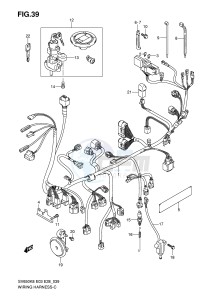 SV650S (E3-E28) drawing WIRING HARNESS (SV650K8 K9)