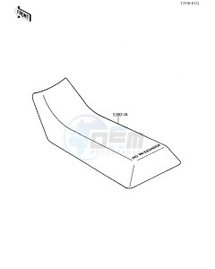 KSF 250 A [MOJAVE 250] (A1-A2) [MOJAVE 250] drawing SEAT