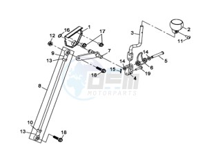 QUAD LANDER 300S ENTRY drawing SHIFT ROD - SHIFT LEVER