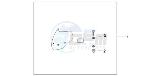 CB600F39 Australia - (U / ST) drawing FLY SCREEN