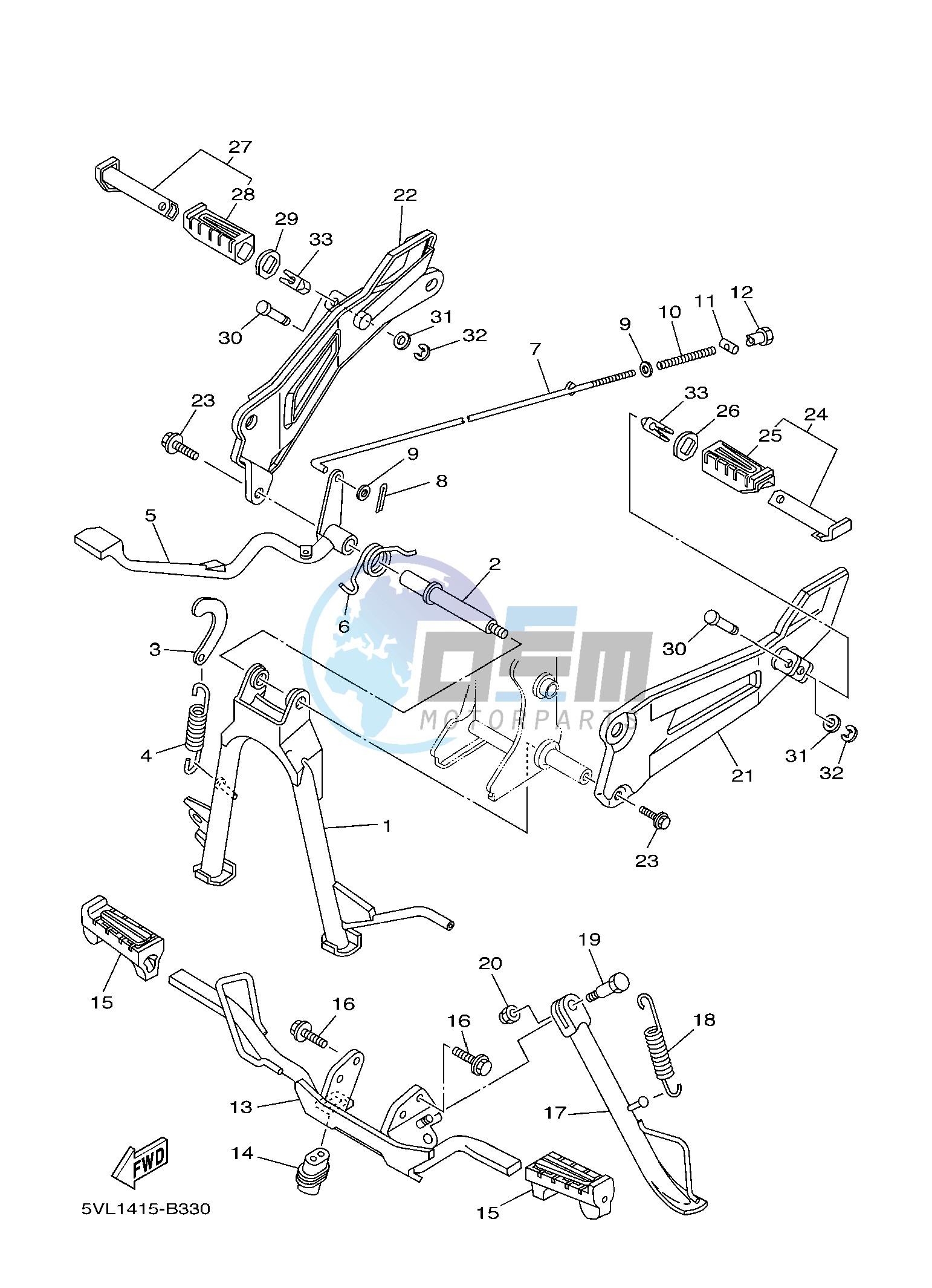 STAND & FOOTREST