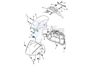 YP MAJESTY 150 drawing FENDER