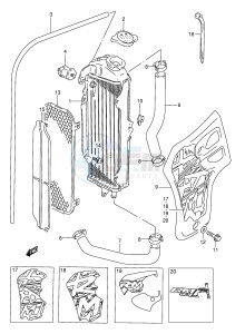 RM80 (E3-E28) drawing RADIATOR