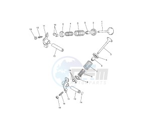 VP X-CITY 250 drawing VALVE