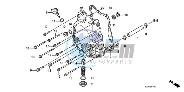 RIGHT CRANKCASE COVER