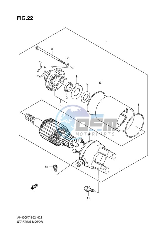 STARTING MOTOR