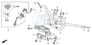 CBF150SH drawing HANDLE PIPE/TOP BRIDGE