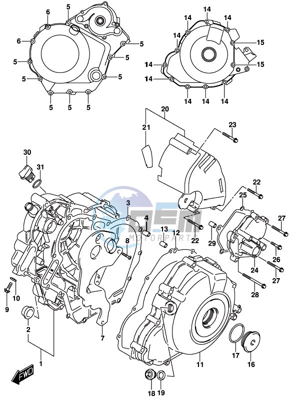 CRANKCASE COVER