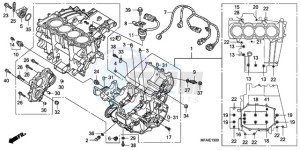 CBF10009 F / CMF drawing CRANKCASE