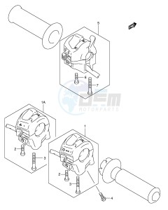 VL125 (E2) drawing HANDLE SWITCH