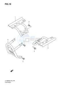 LT-Z50 (P19) drawing FOOTREST