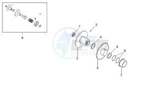 SR 50 H2O drawing Clutch I