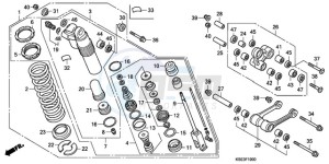 CRF150R9 Europe Direct - (ED) drawing REAR CUSHION