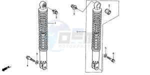 FJS600D SILVER WING drawing REAR CUSHION