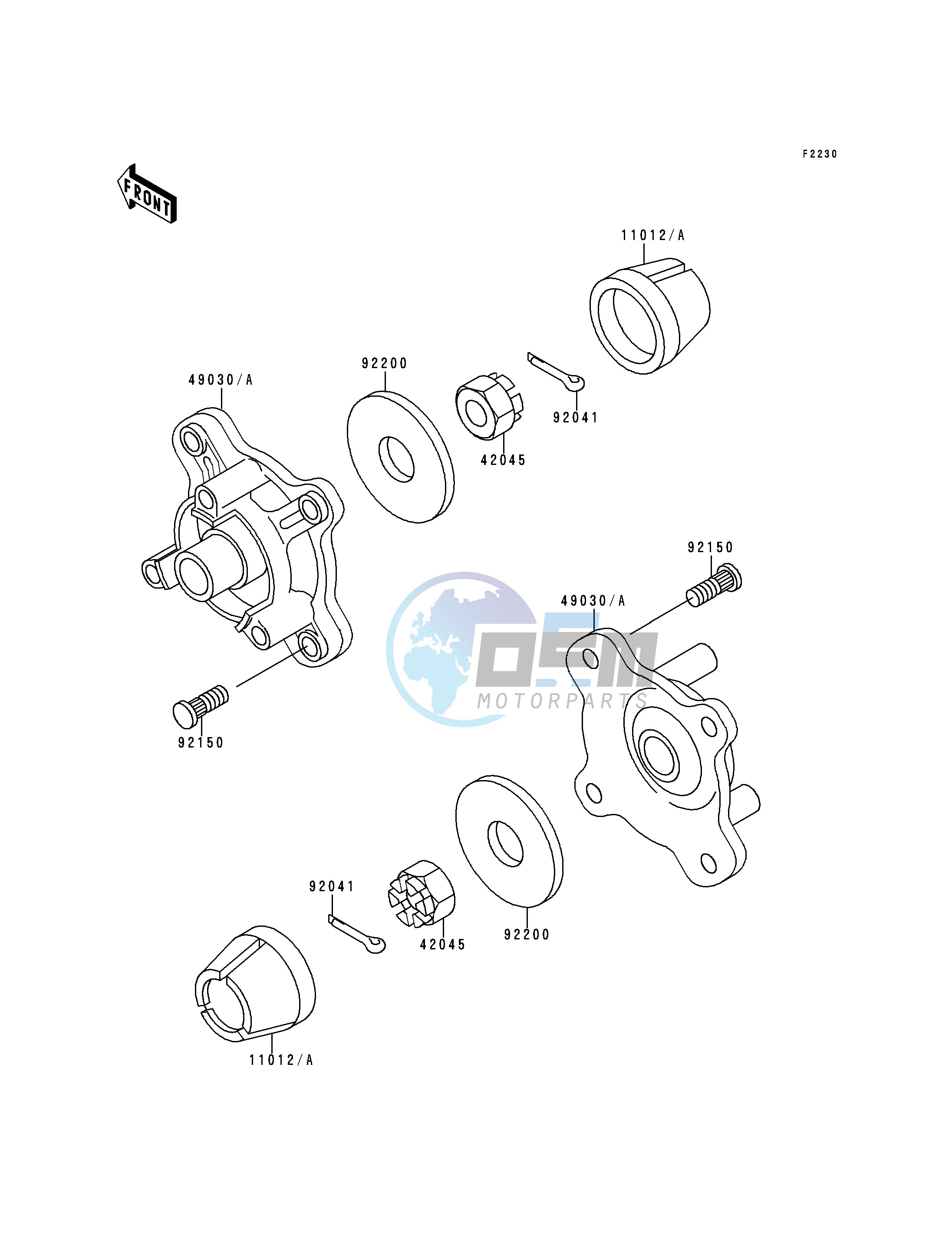 FRONT HUB