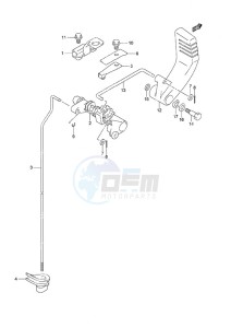 DF 25 V-Twin drawing Clutch Shaft Gas Assist Tilt