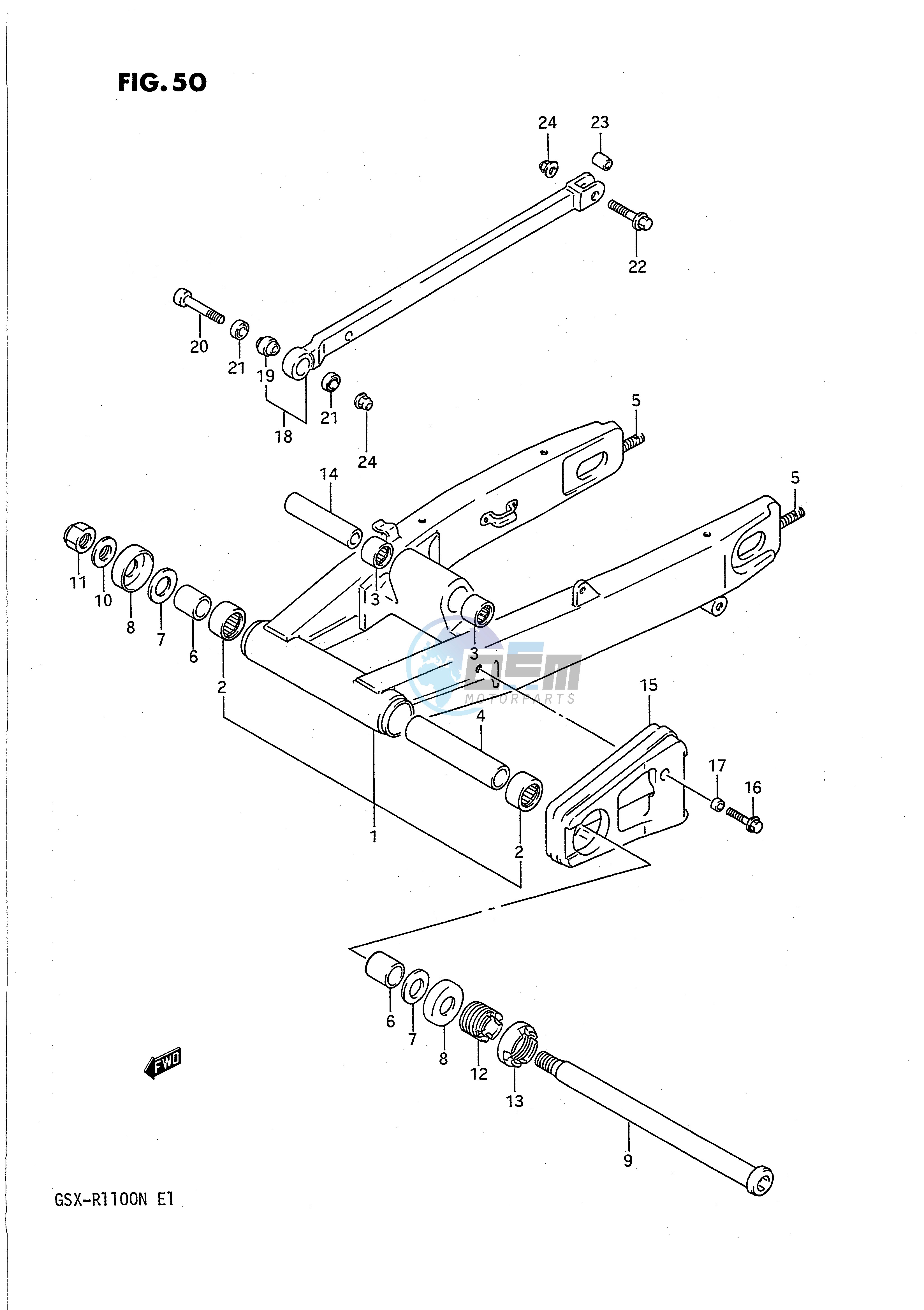 REAR SWINGING ARM