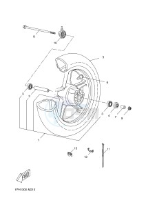 NS50 NITRO (1PH6) drawing FRONT WHEEL