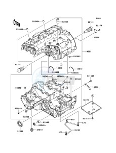 Z1000 ZR1000DDFA FR GB XX (EU ME A(FRICA) drawing Crankcase