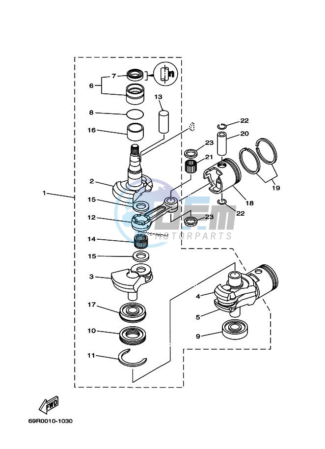 CRANKSHAFT--PISTON