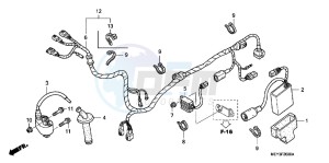 CRF450XB drawing WIRE HARNESS