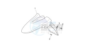 Norge 1200 IE 1200 drawing Front mudguard