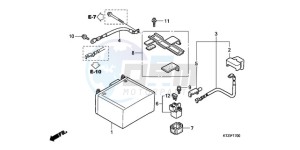 PES125R9 France - (F / CMF STC 2F) drawing BATTERY