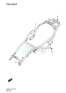 AN650 BURGMAN EU drawing SEAT RAIL