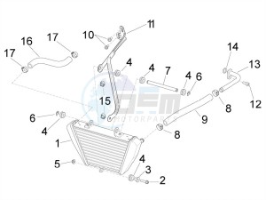 RSV4 1000 RACING FACTORY E4 ABS (APAC) drawing Oil radiator