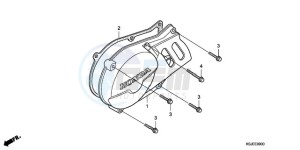 CRF80F9 Mexico - (MX) drawing LEFT CRANKCASE COVER