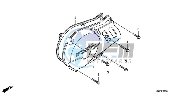 LEFT CRANKCASE COVER