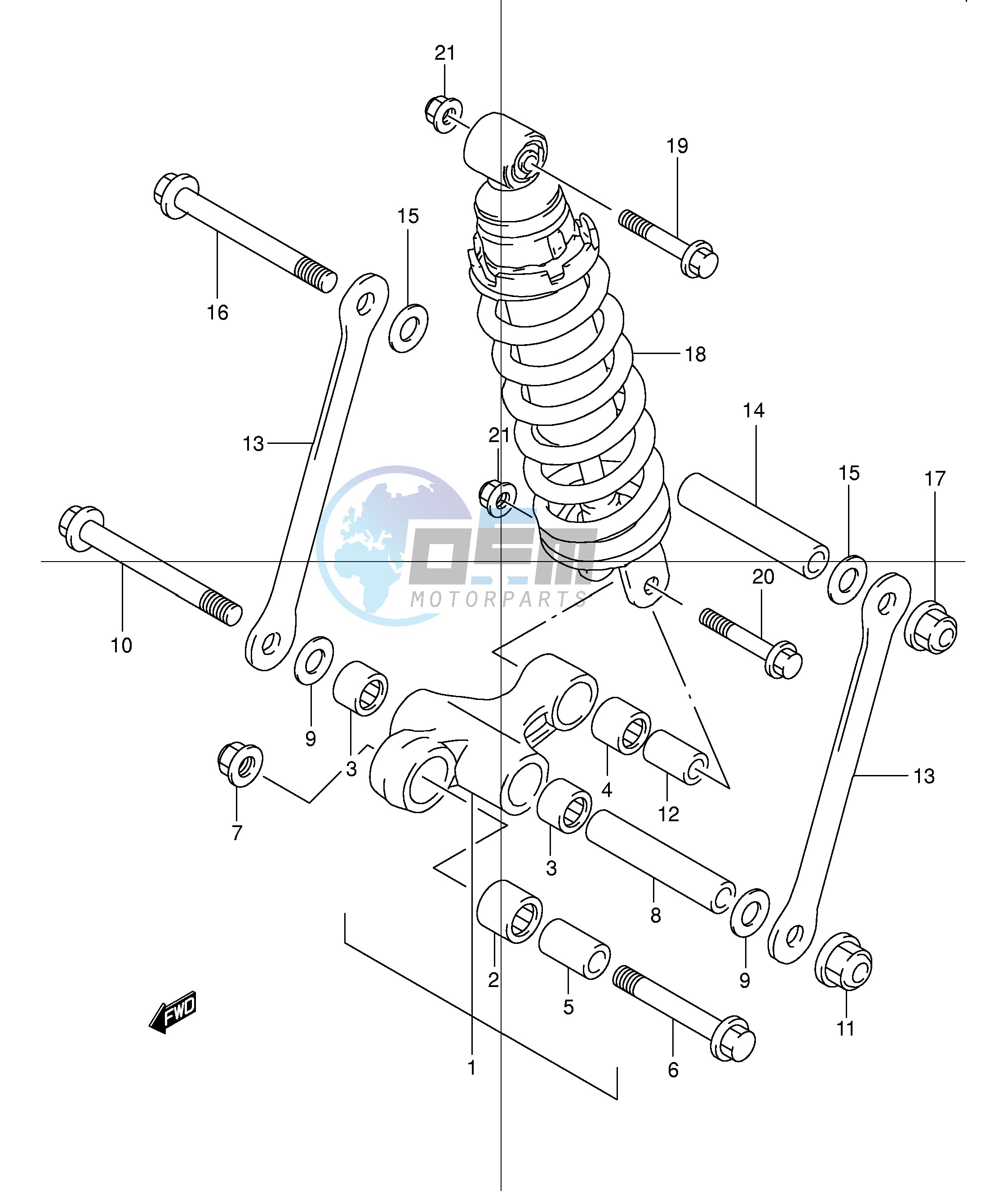 REAR CUSHION LEVER