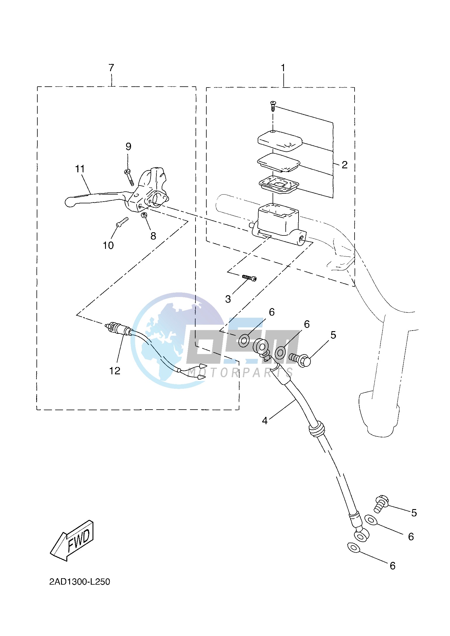 FRONT MASTER CYLINDER