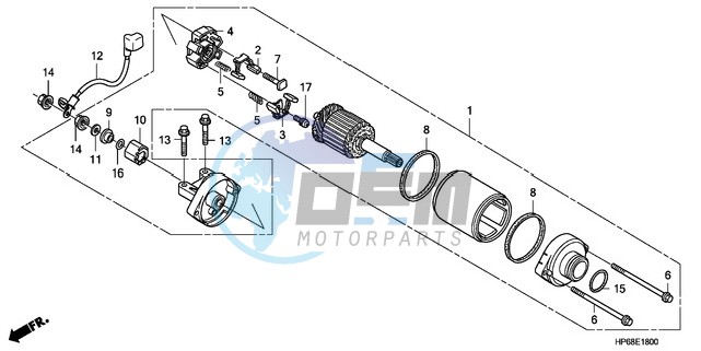 STARTER MOTOR