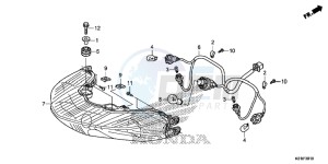 SH125E SH125 E drawing REAR COMBINATION LIGHT