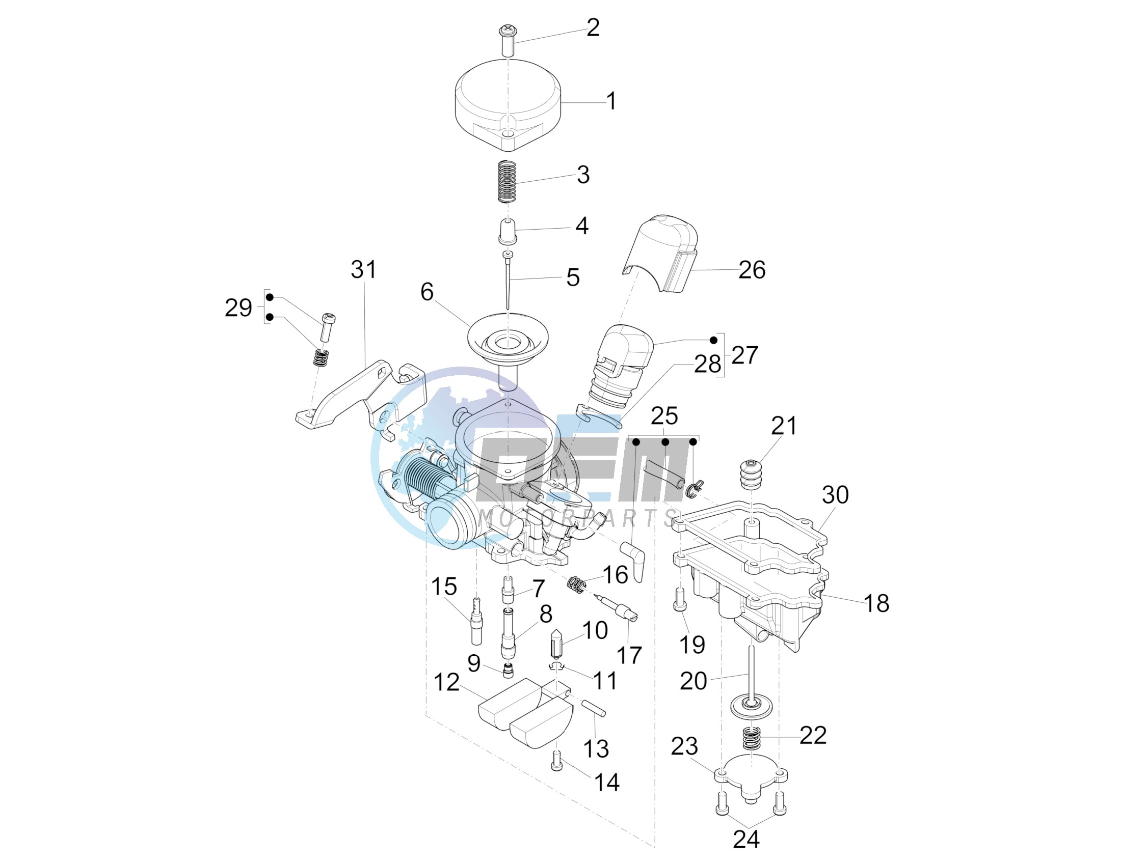 Carburetor's components