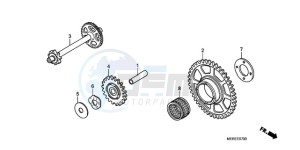 CBF600NA9 Europe Direct - (ED / ABS) drawing STARTING CLUTCH