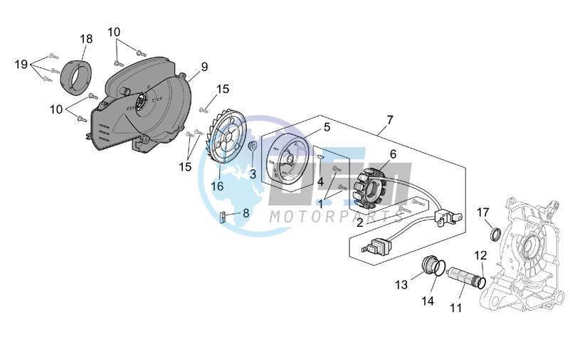 Cdi magneto assy